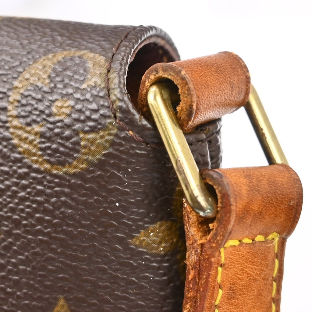 Louis Vuitton Musette Salsa Handbag Monogram Canvas Brown Canvas Shoulder Bag