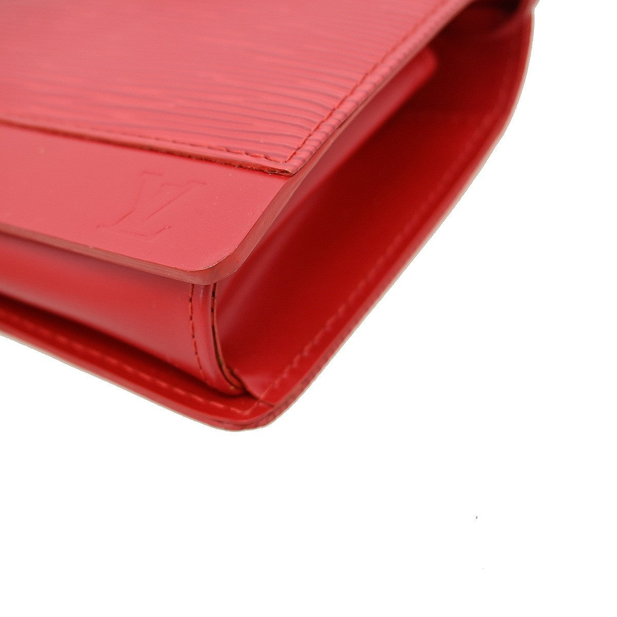 Louis Vuitton Honfleur Handbag Epi Leather Red Leather Shoulder Bag