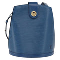 Louis Vuitton Cluny Shoulder Bag Epi Leather Blue Leather Shoulder Bag