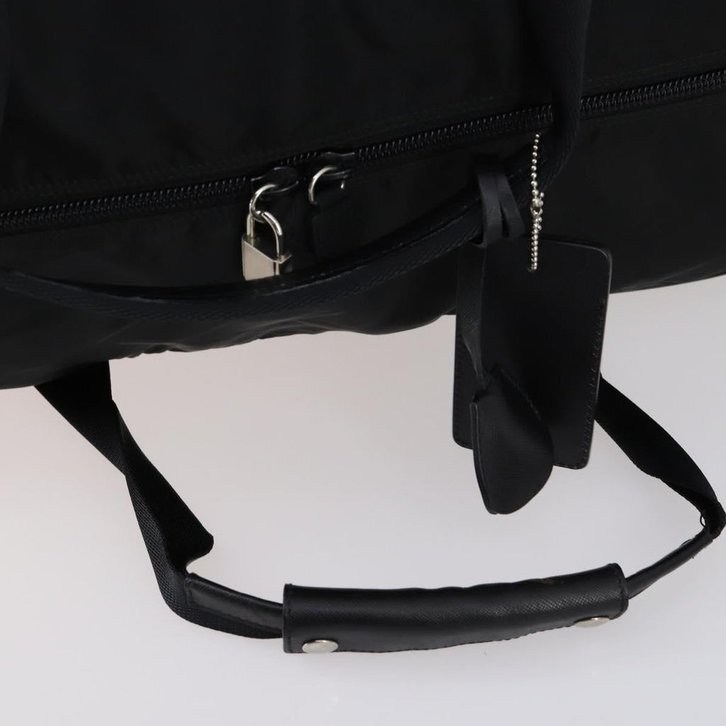 Prada Boston Bag Tessuto Black Nylon Bag