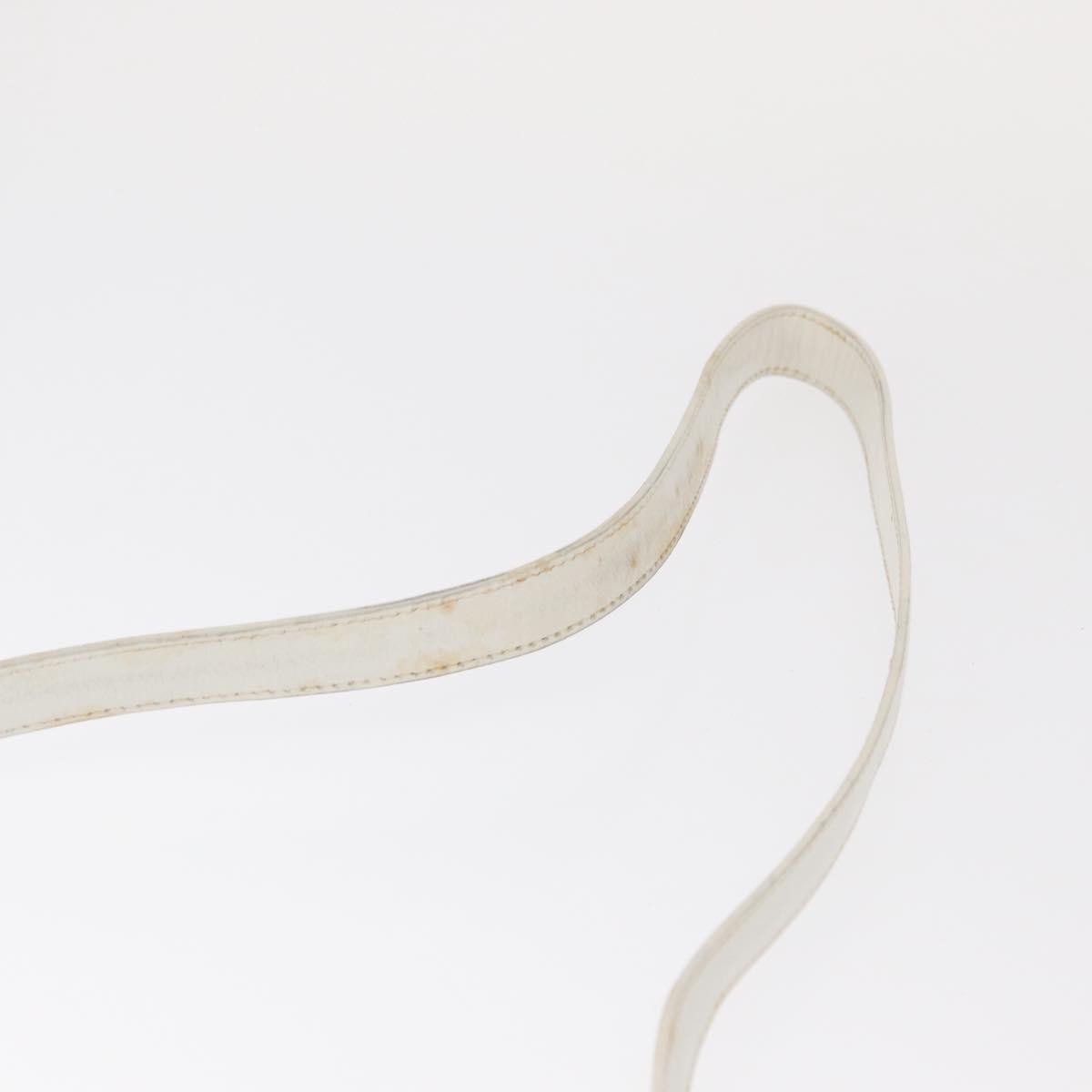 Celine Vintage Shoulder Bag Leather White Leather Shoulder Bag Bag