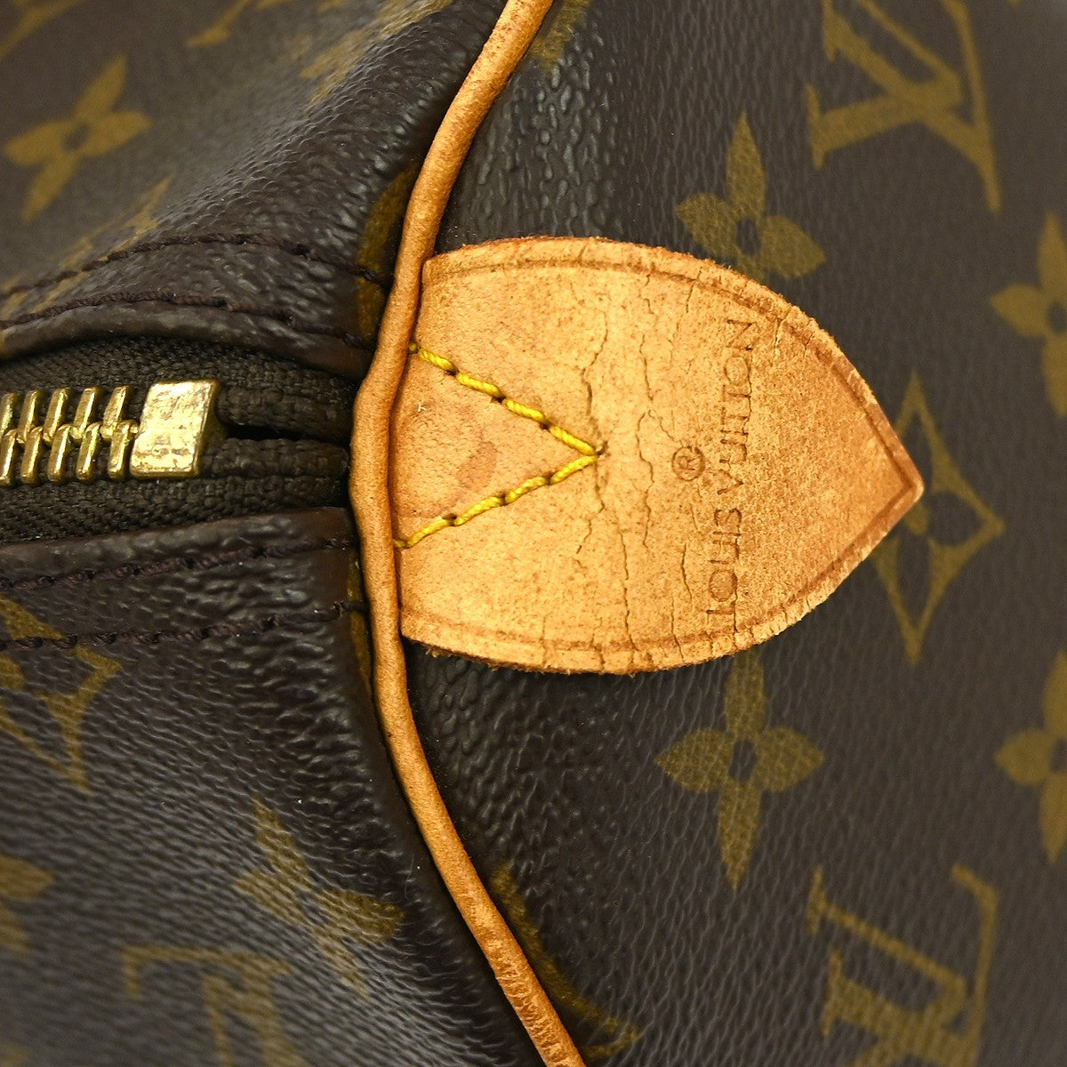 Louis Vuitton Keepall Bag Monogram Canvas Brown Canvas Travel Bag