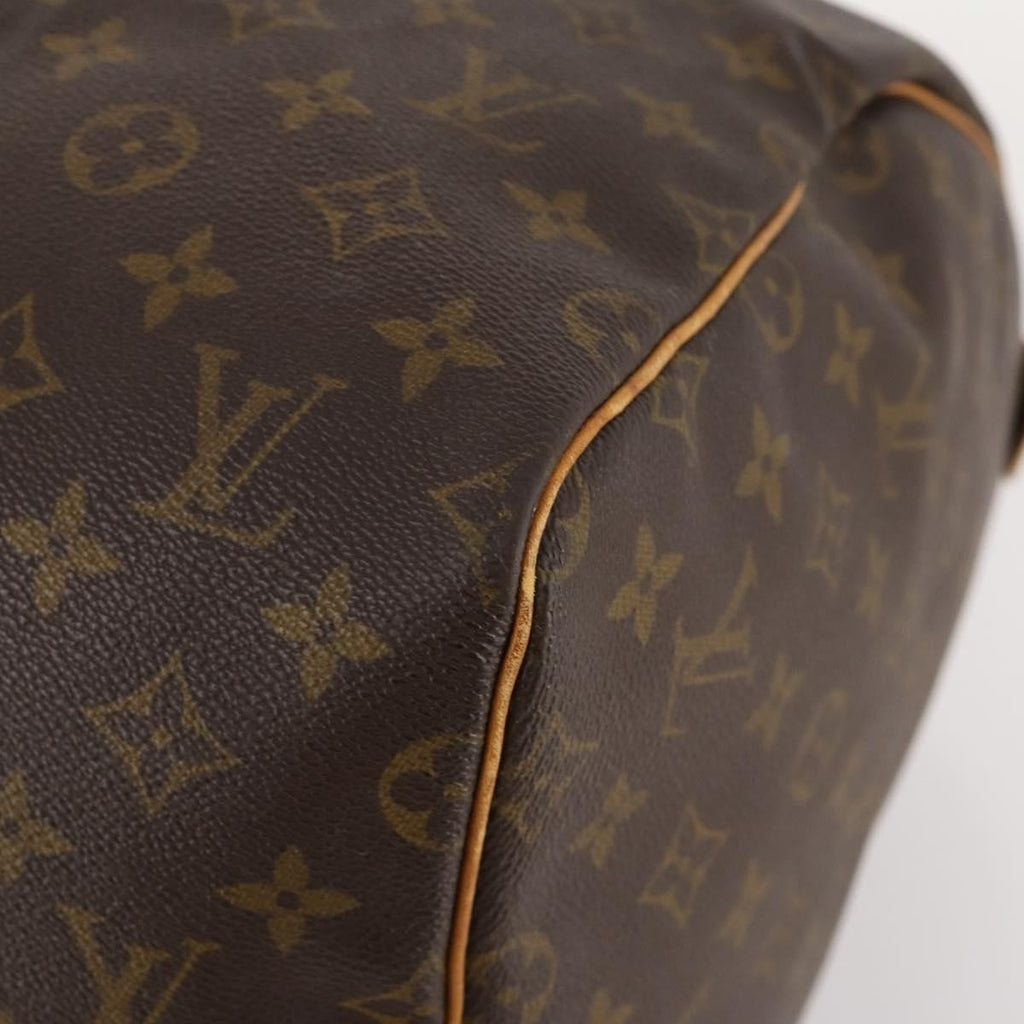 Louis Vuitton Keepall Bag Monogram Canvas Brown Canvas Travel Bag