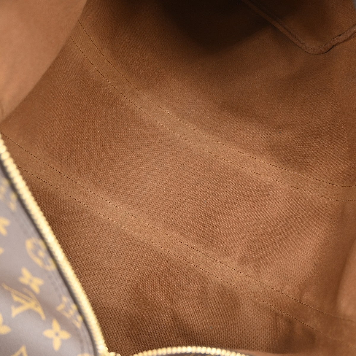 Louis Vuitton Keepall Bag Monogram Canvas Brown Canvas Travel Bag