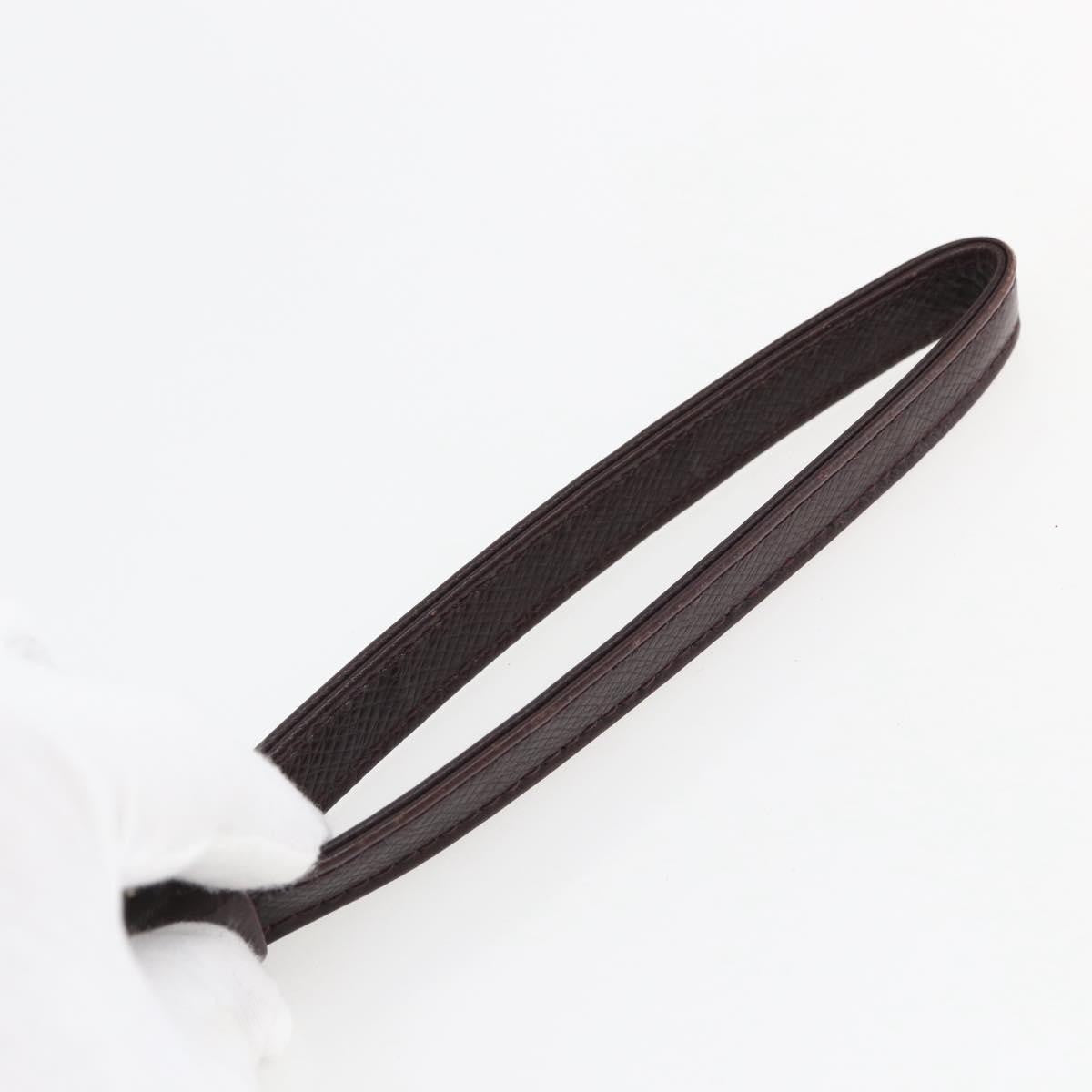 Louis Vuitton Pochette Baikal Clutch Taiga Leather Burgundy Leather Clutche & Pouche Bag