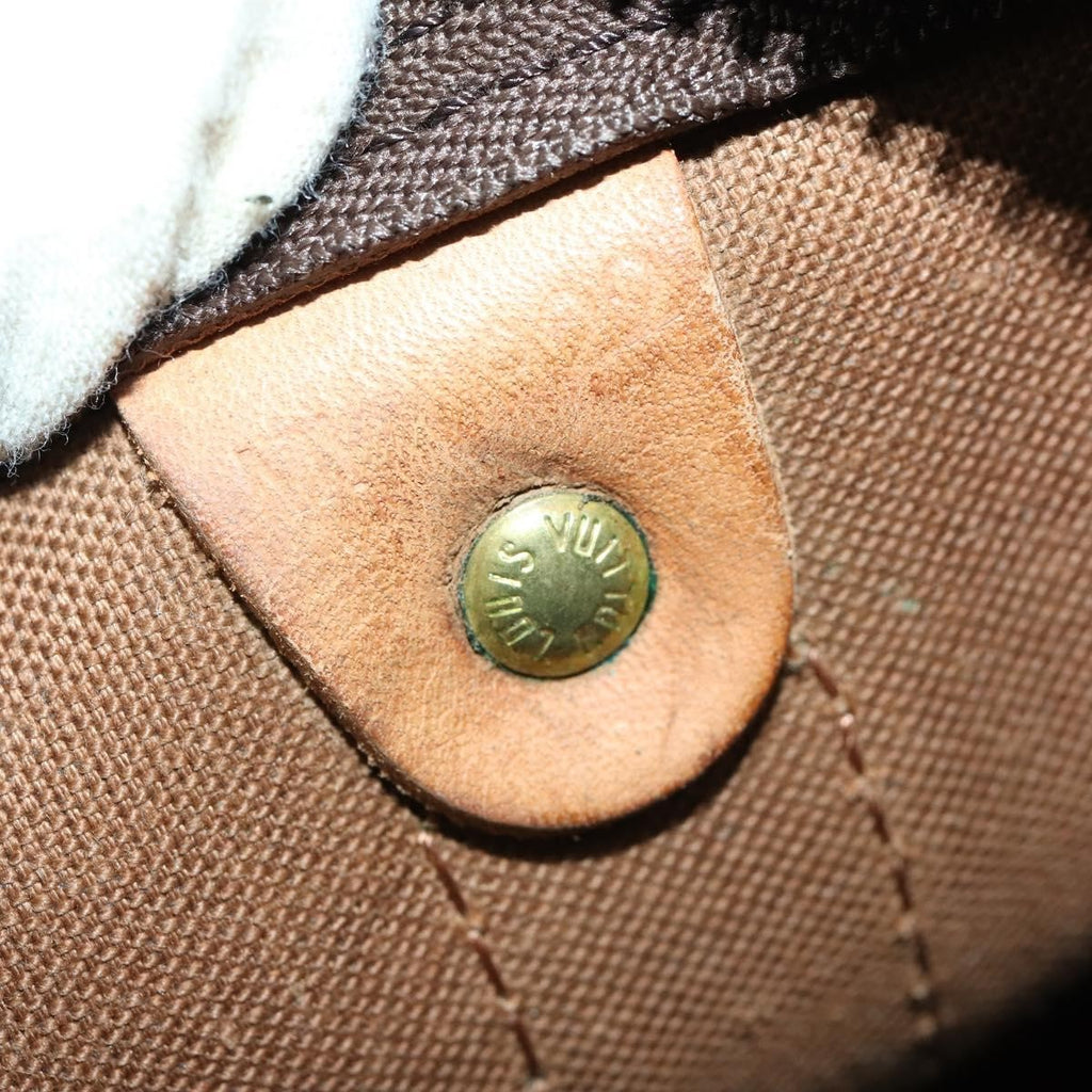 Louis Vuitton Keepall Bag Monogram Canvas Brown Canvas Travel Bag