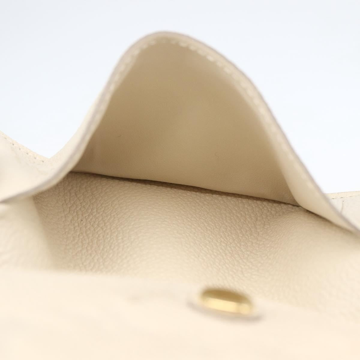 Louis Vuitton Zoe Wallet Monogram Empreinte Leather Beige Leather Wallets Accessory