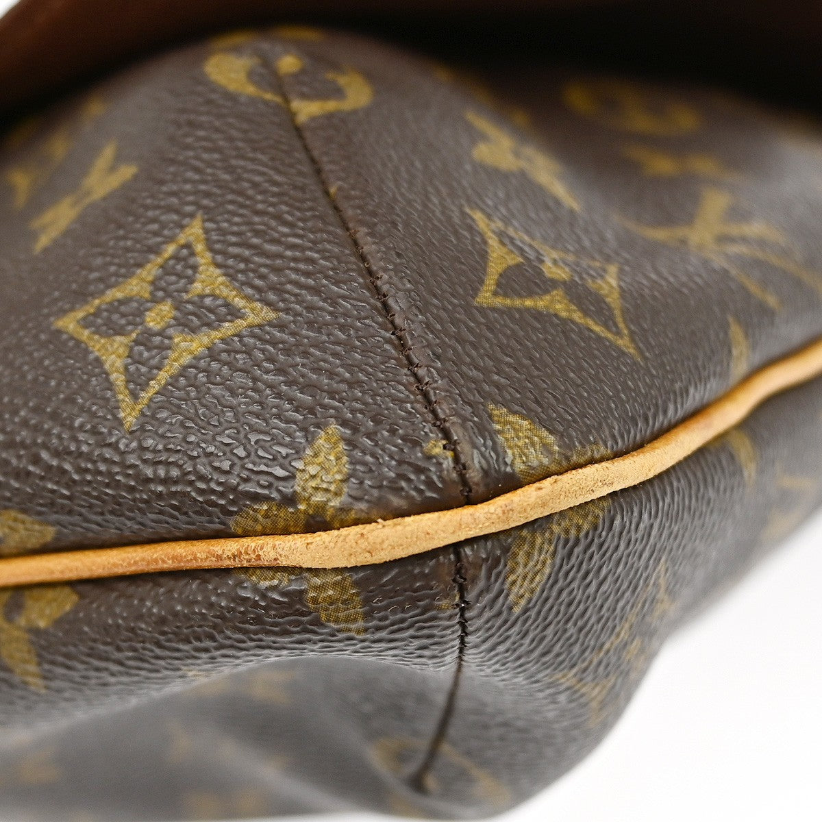 Louis Vuitton Musette Handbag Monogram Canvas Brown Canvas Shoulder Bag
