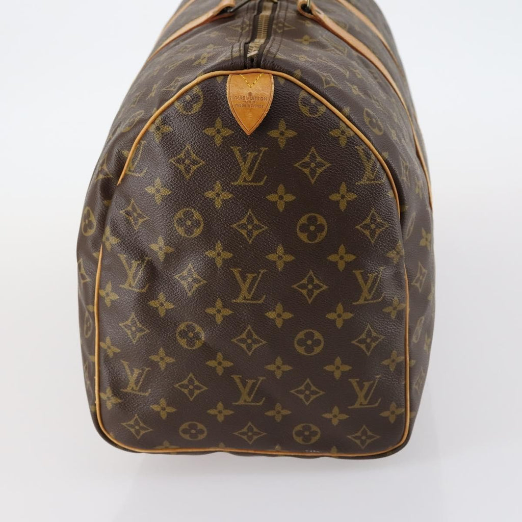 Louis Vuitton Keepall Bag Monogram Canvas Brown Canvas Travel Bag