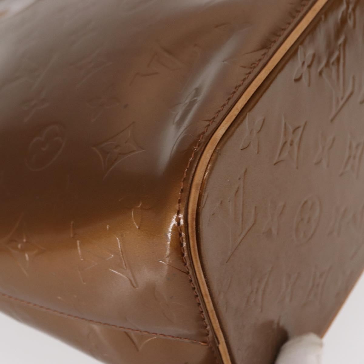 Louis Vuitton Houston Handbag Monogram Vernis Brown Patent_Leather Handbag