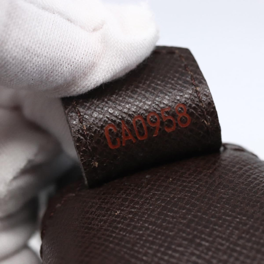 Louis Vuitton Trousse Toilette Damier Canvas Brown Canvas Clutche & Pouche Bag