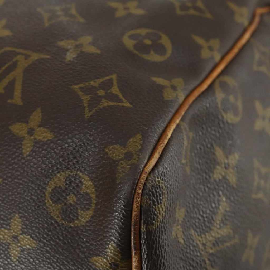 Louis Vuitton Keepall Bag Monogram Canvas Brown Canvas Travel Bag