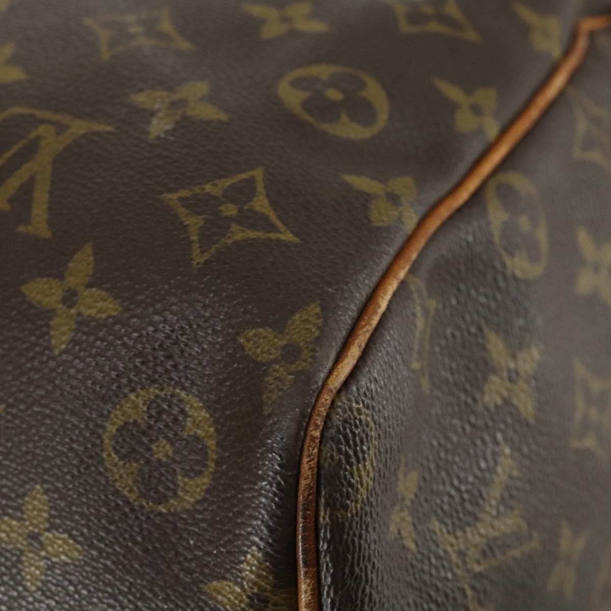 Louis Vuitton Keepall Bag Monogram Canvas Brown Canvas Travel Bag
