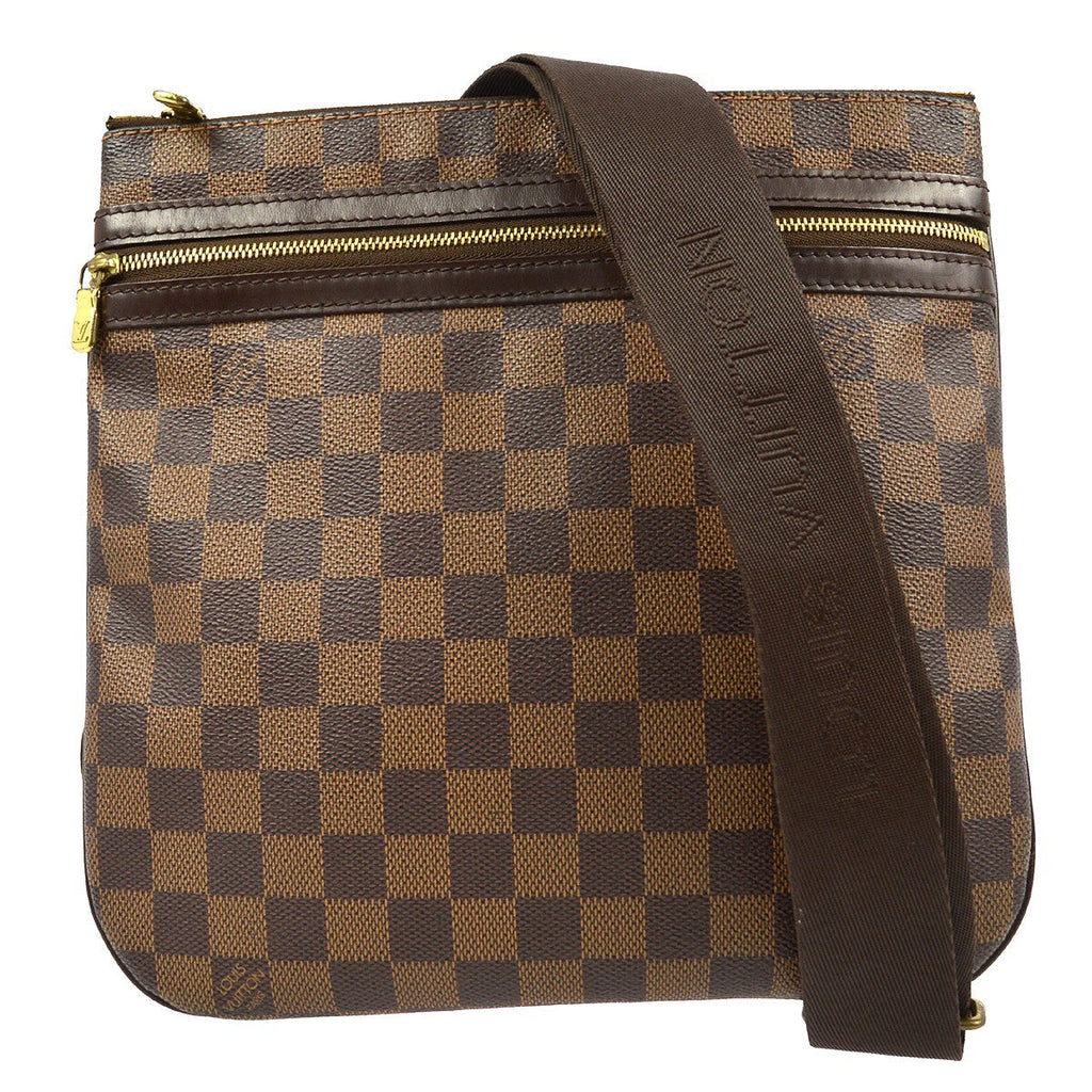 Louis Vuitton Bosphore Pochette Damier Brown Canvas Shoulder Bag