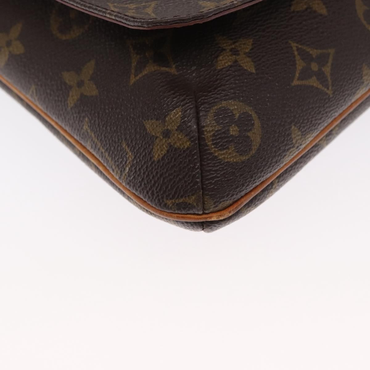 Louis Vuitton Musette Salsa Handbag Monogram Canvas Brown Canvas Shoulder Bag