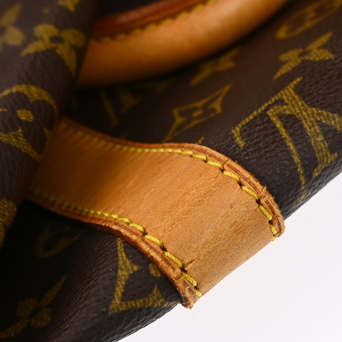 Louis Vuitton Keepall Bandouliere Bag Monogram Canvas Brown Canvas Handbag