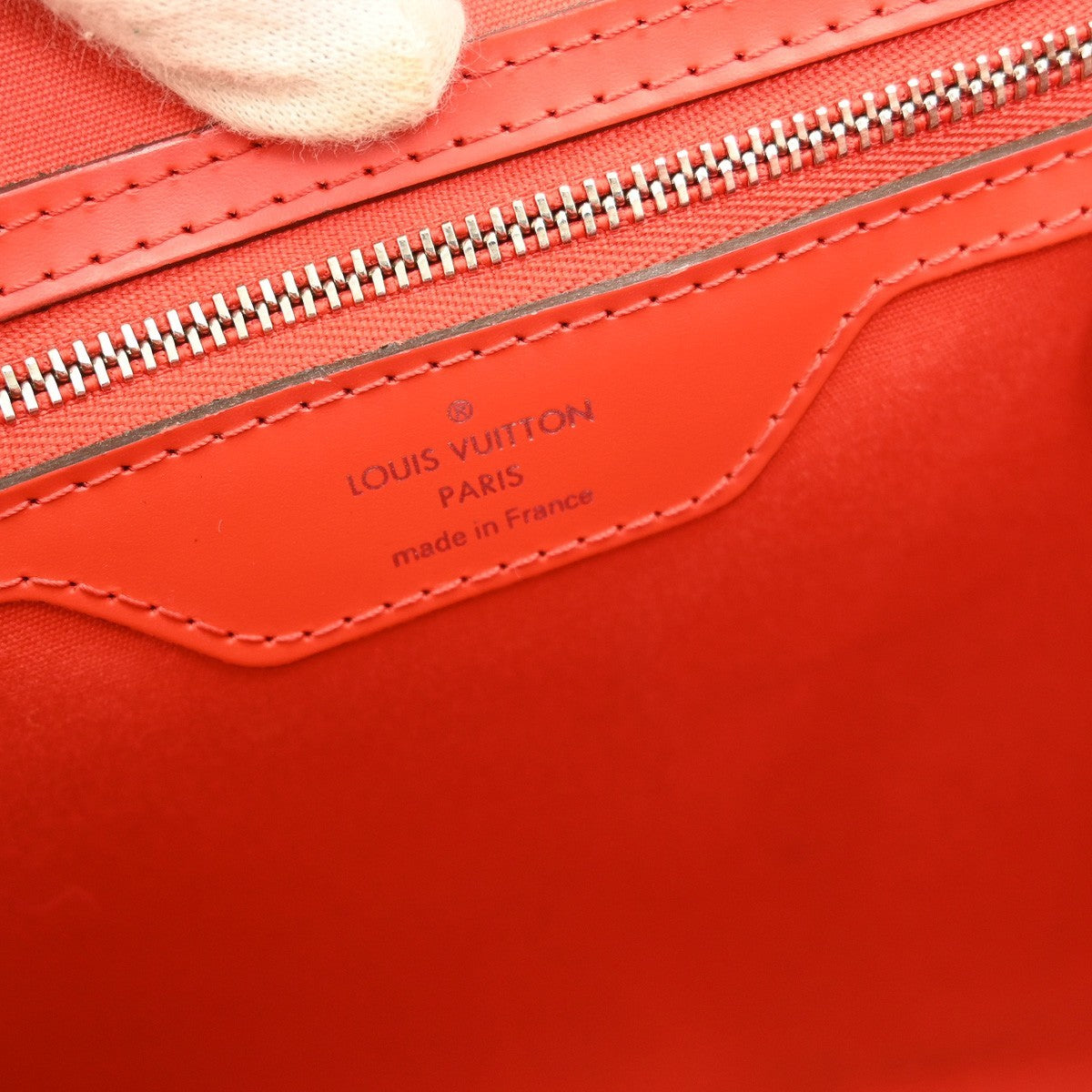 Louis Vuitton Brea Handbag Epi Leather Red Leather Handbag