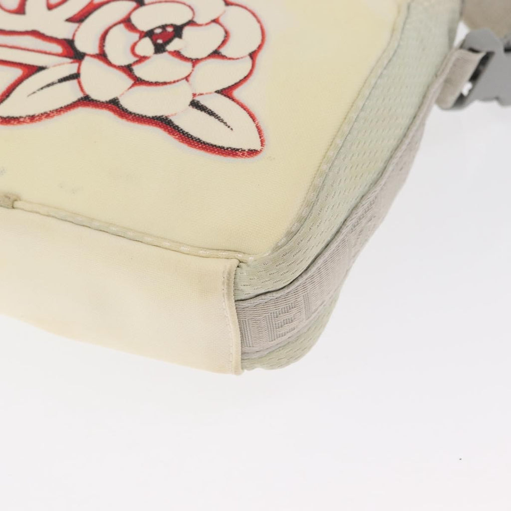 Chanel Sport Line Camera Crossbody Bag Nylon White Nylon Shoulder Bag Bag