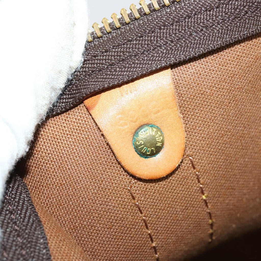 Louis Vuitton Keepall Bag Monogram Canvas Brown Canvas Travel Bag