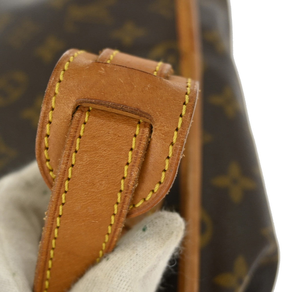 Louis Vuitton Sac Gibeciere Messenger Bag Monogram Canvas Brown Canvas Shoulder Bag