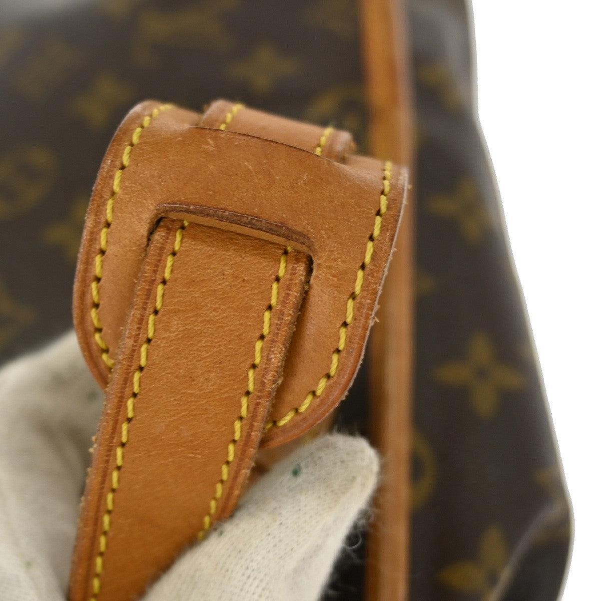 Louis Vuitton Sac Gibeciere Messenger Bag Monogram Canvas Brown Canvas Shoulder Bag