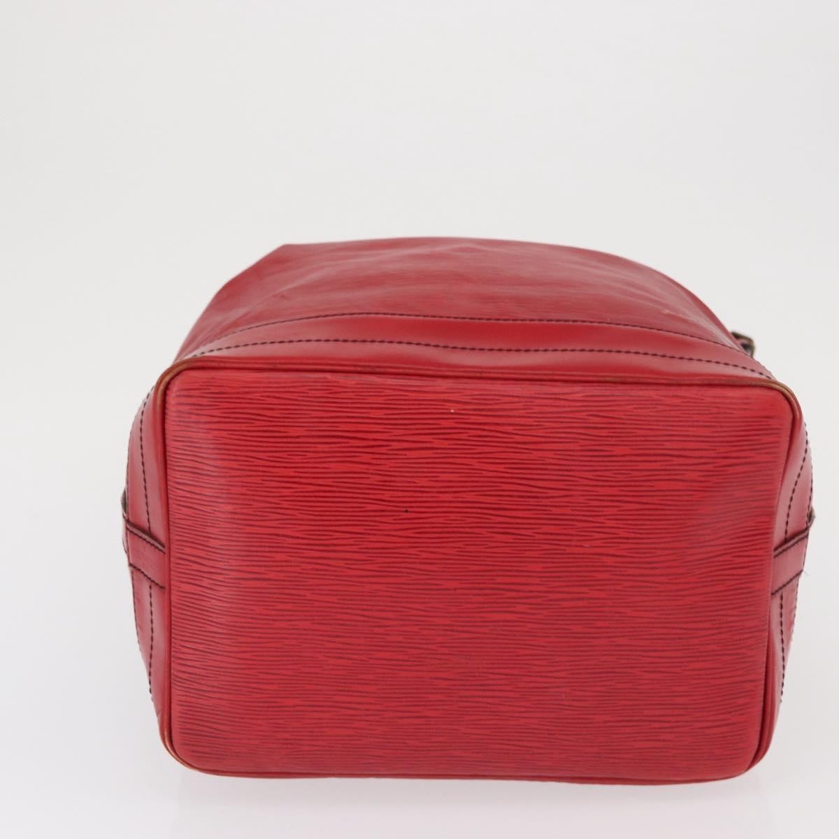 Louis Vuitton Noe Handbag Epi Leather Red Leather Shoulder Bag