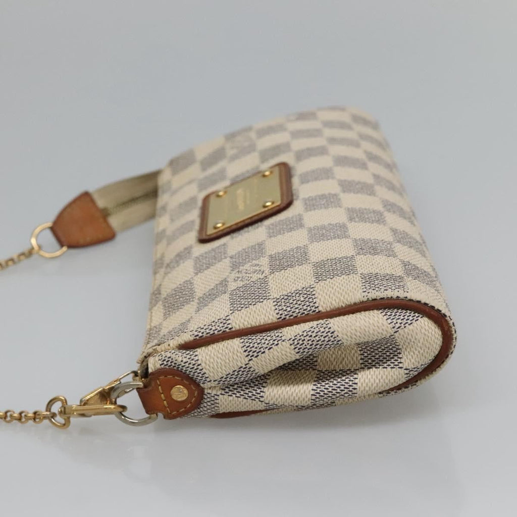 Louis Vuitton Eva Handbag Damier Beige Canvas Shoulder Bag