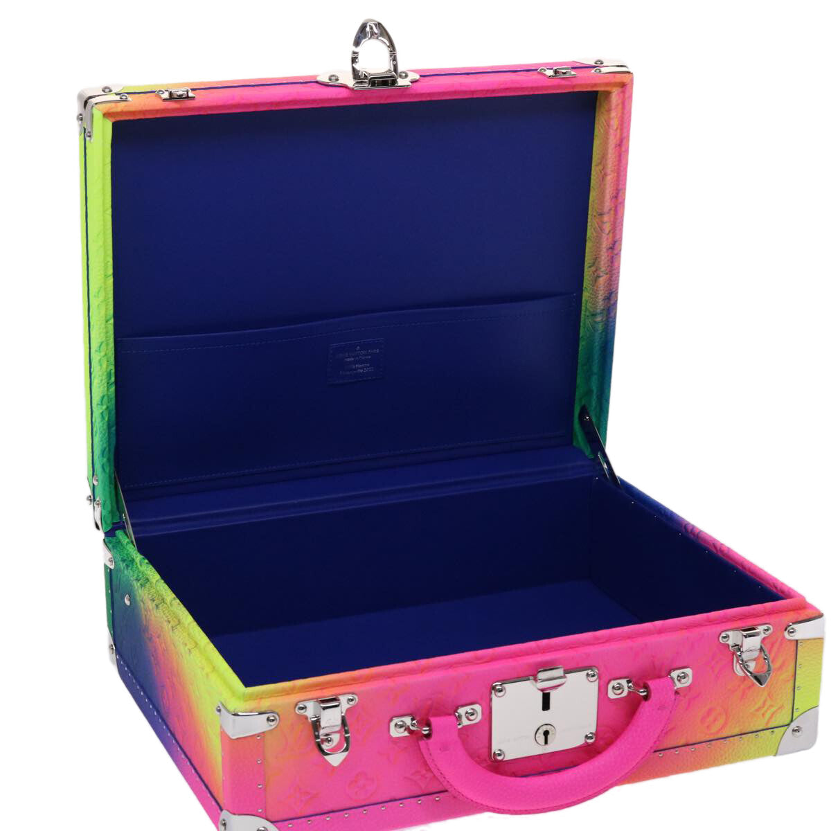 Louis Vuitton Cotteville Trunk Limited Edition Illusion Monogram Taurillon Leather Multicolour Pvc Bag