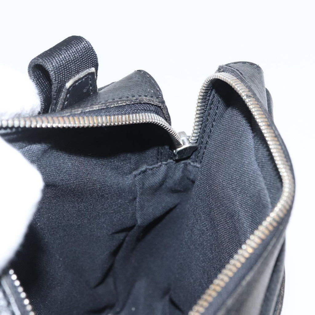 Louis Vuitton Sayan Messenger Bag Taiga Leather And Canvas Black Leather Shoulder Bag