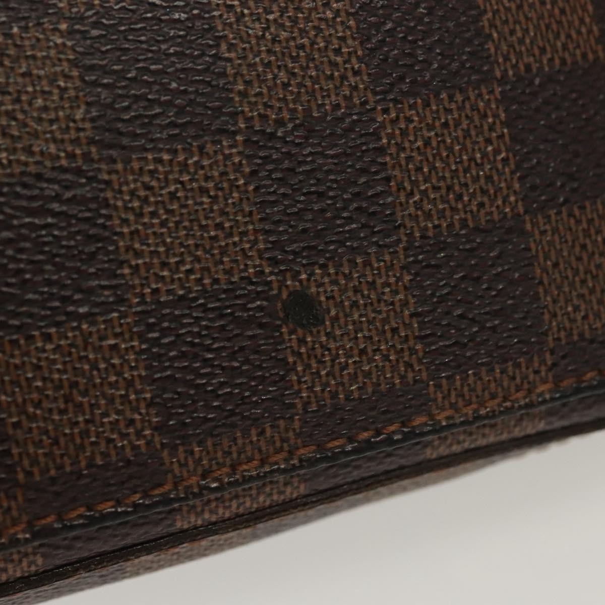 Louis Vuitton Geronimos Waist Bag Damier Brown Canvas Clutche & Pouche Bag