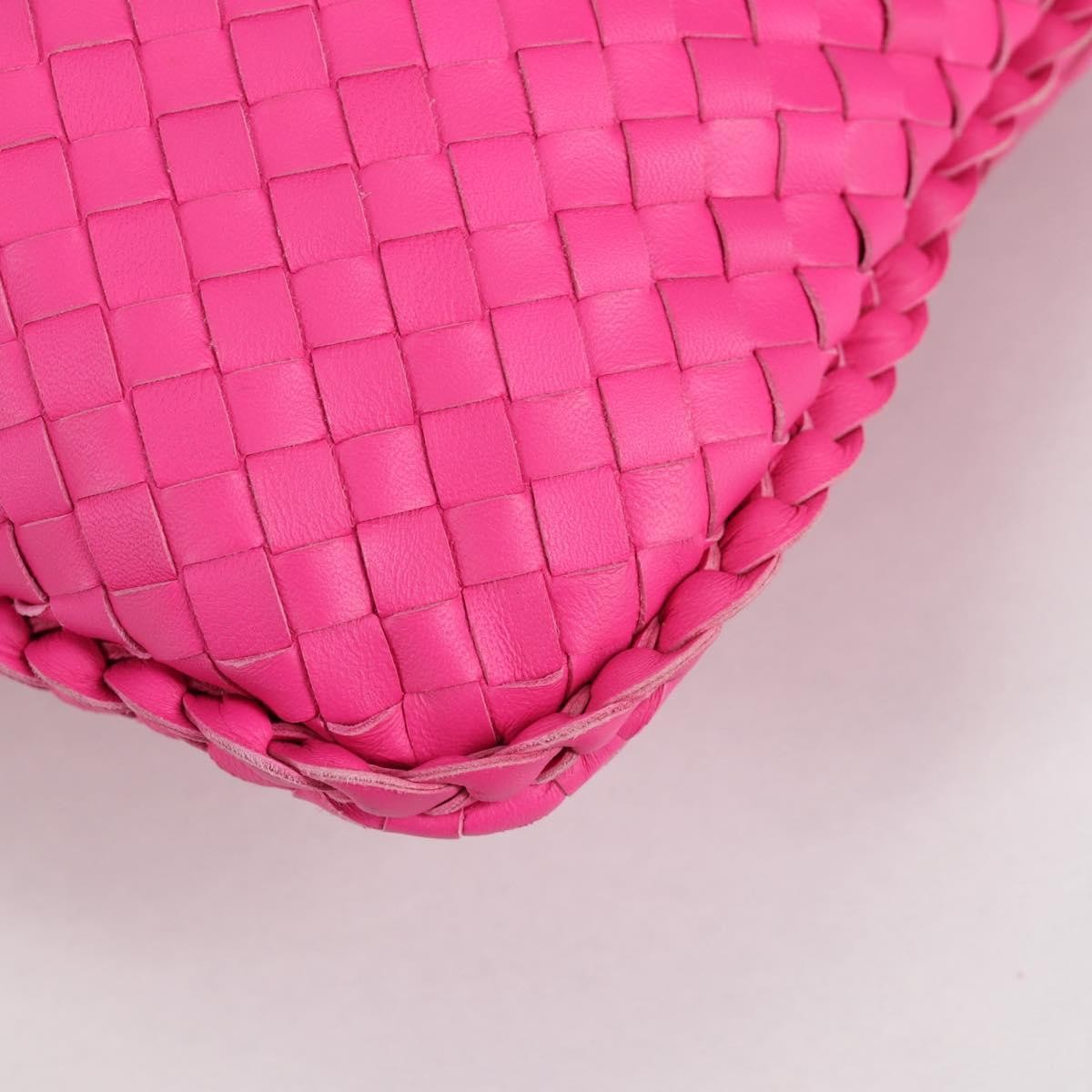 Bottega Veneta Veneta Hobo Intrecciato Nappa Pink Leather Bag
