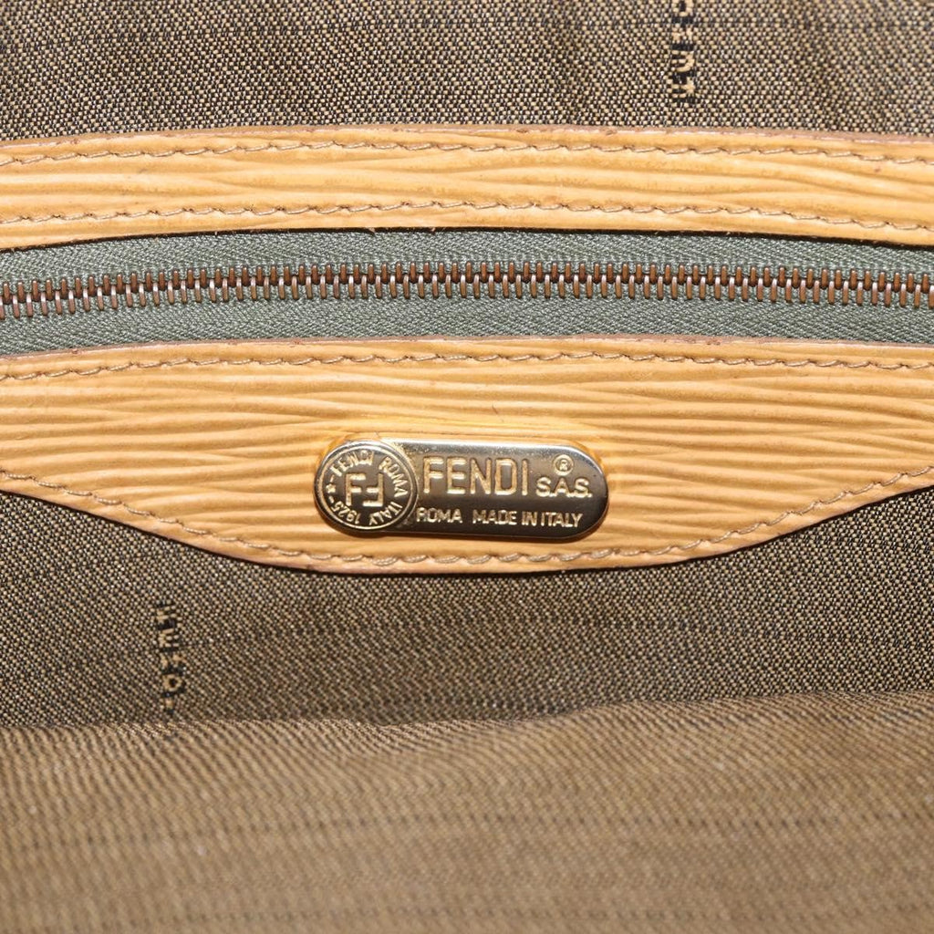 Fendi Vintage Zucca Handbag Zucca Brown Canvas Handbag