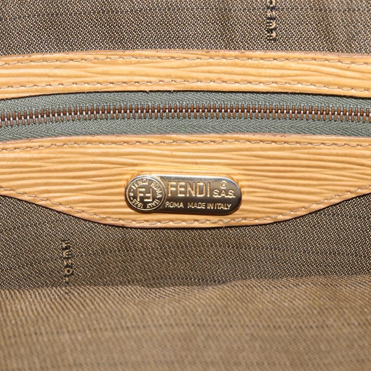 Fendi Vintage Zucca Handbag Zucca Brown Canvas Handbag