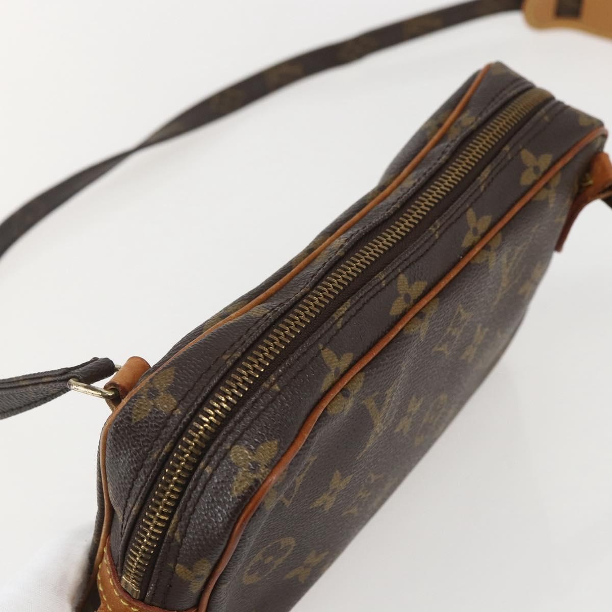 Louis Vuitton Pochette Marly Bandouliere Bag Monogram Canvas Brown Canvas Clutche & Pouche Bag