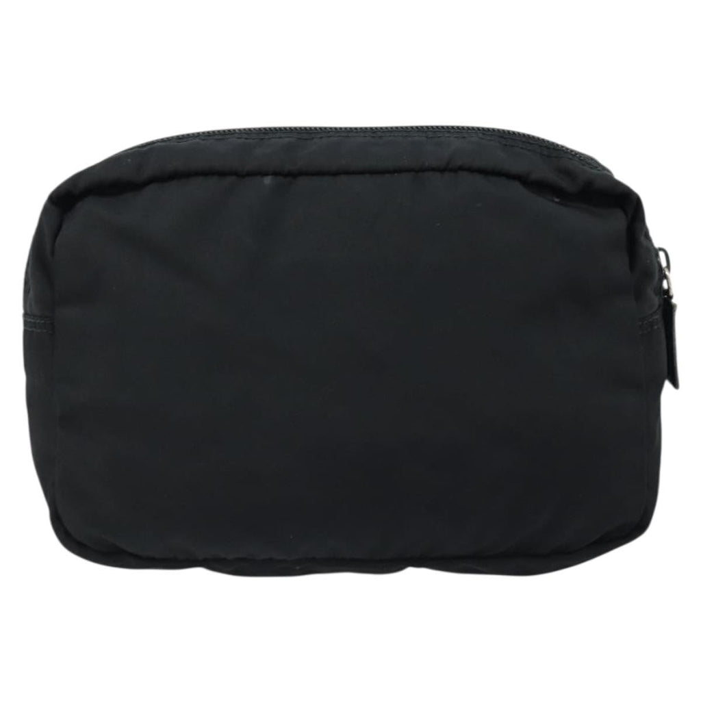 Prada Vintage Pouch Tessuto Black Nylon Clutche & Pouche Bag