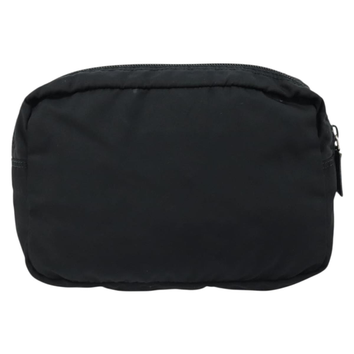 Prada Vintage Pouch Tessuto Black Nylon Clutche & Pouche Bag