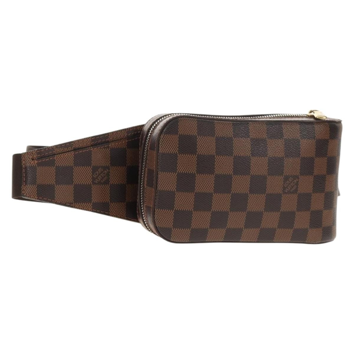 Louis Vuitton Geronimos Waist Bag Damier Brown Canvas Bag