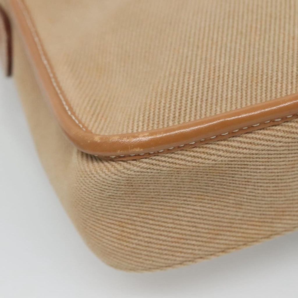 Burberry Blue Label Shoulder Bag Canvas Beige Canvas Shoulder Bag