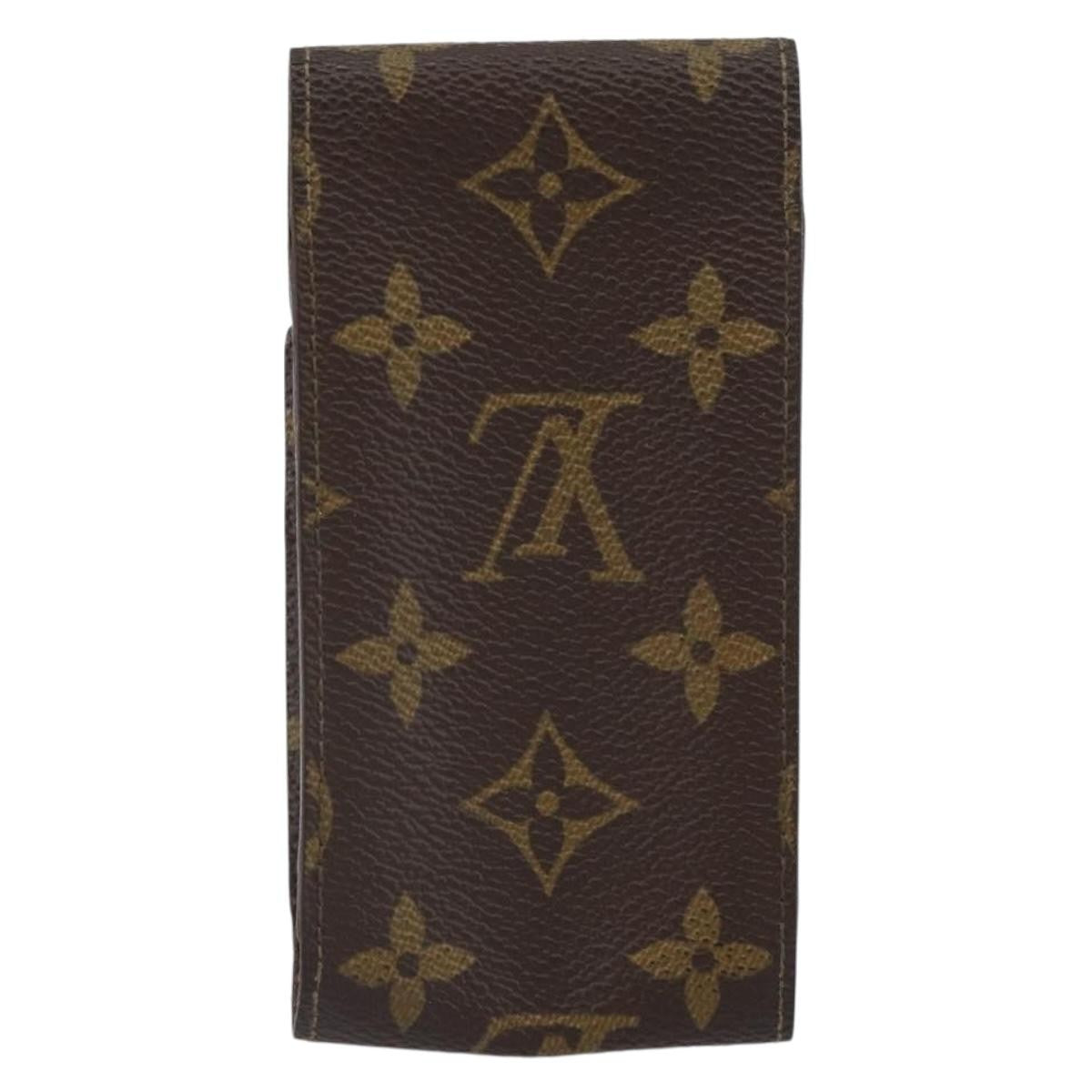 Louis Vuitton Etui Cigarette Case Monogram Canvas Brown Canvas Wallets Accessory