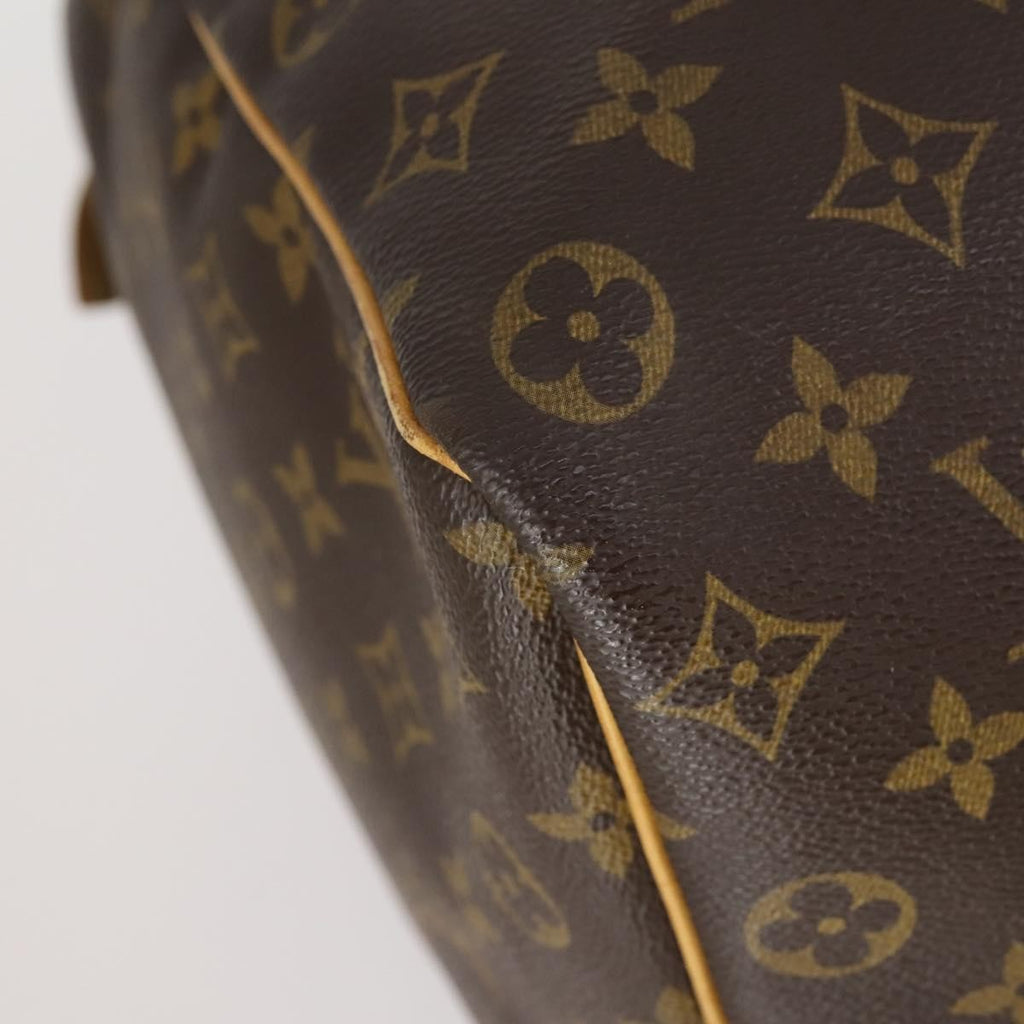 Louis Vuitton Keepall Bag Monogram Canvas Brown Canvas Travel Bag