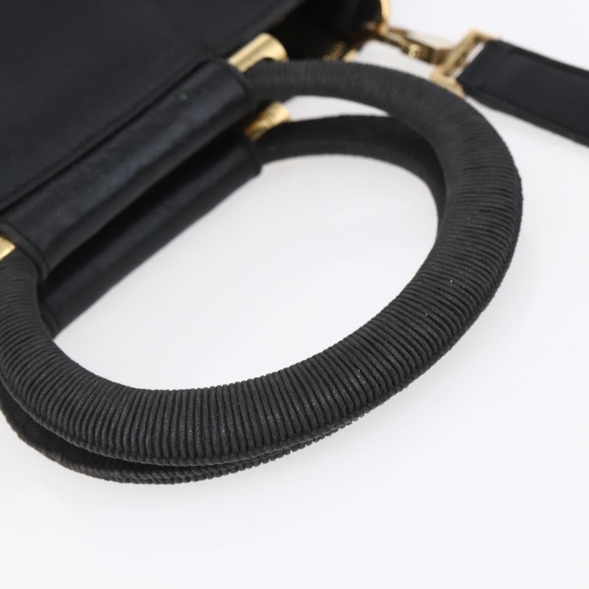 Celine Handbag Leather Black Leather Handbag