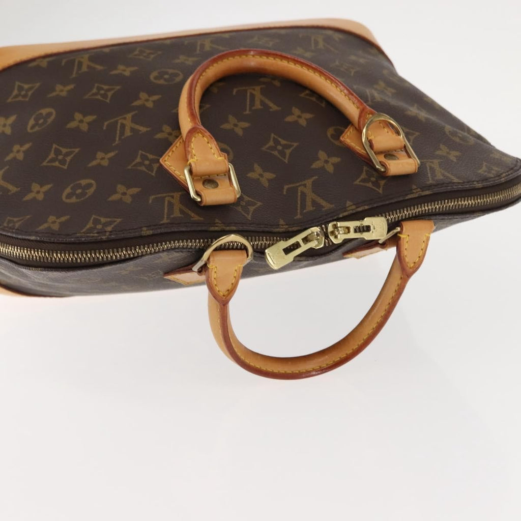Louis Vuitton Alma Handbag Monogram Canvas Brown Canvas Handbag