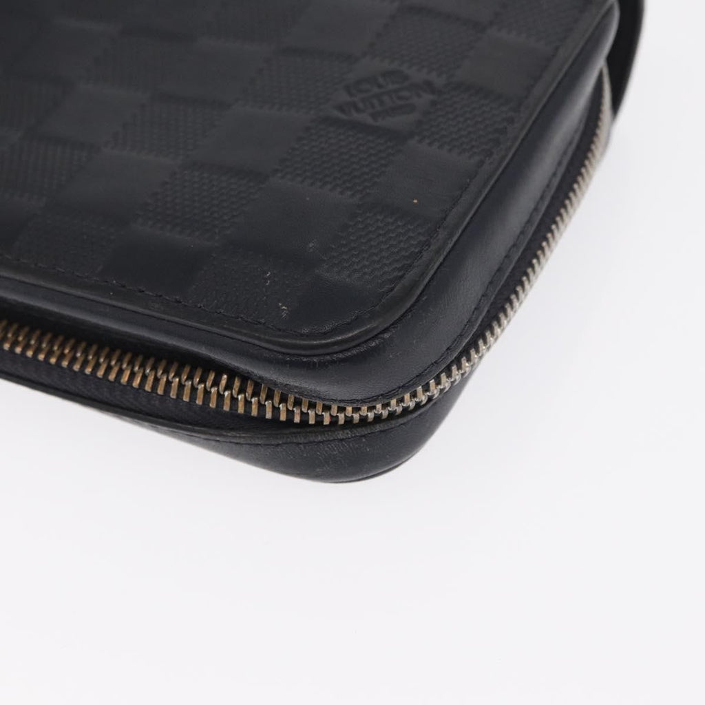 Louis Vuitton Zippy Xl Damier Leather Black Leather Wallets Accessory