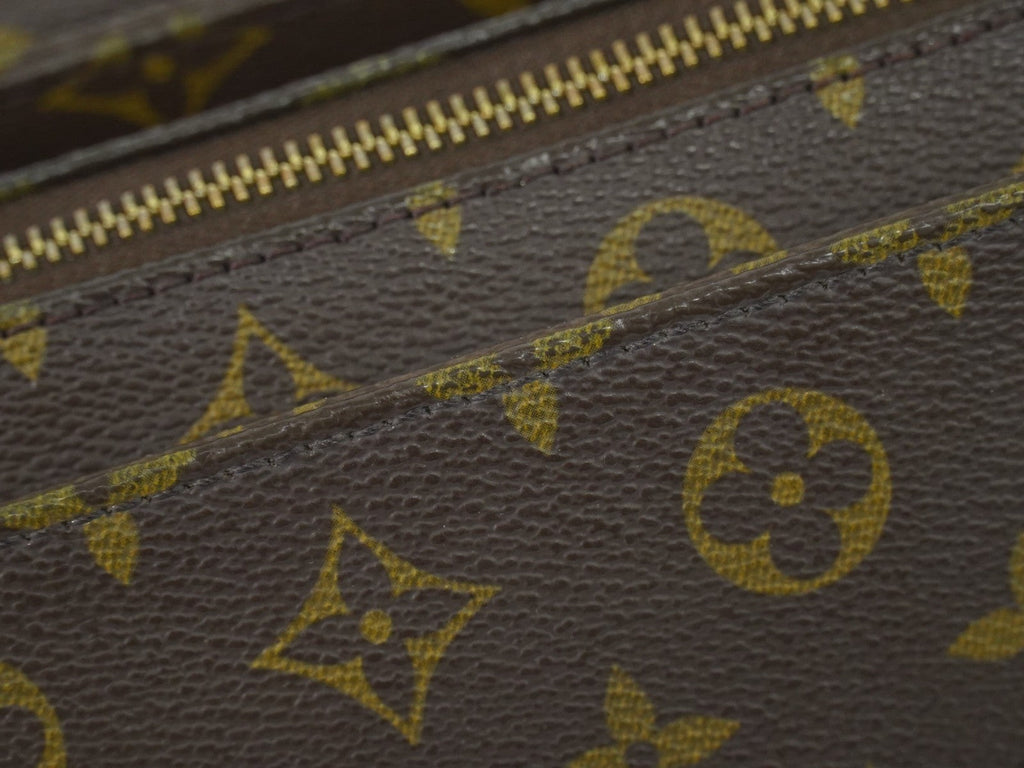 Louis Vuitton Viva Cite Handbag Monogram Canvas Brown Canvas Shoulder Bag