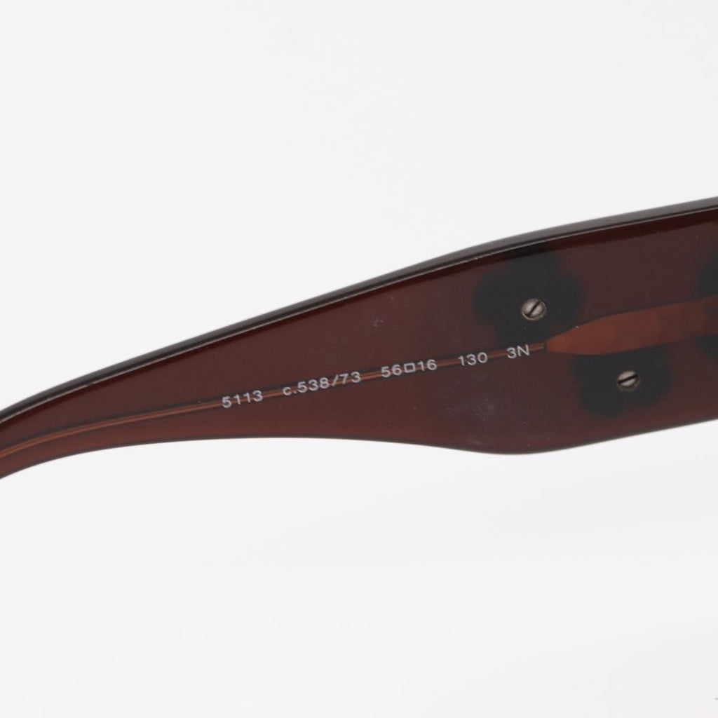 Chanel Camélia Sunglasses Plastic Brown Plastic Sunglasse Accessory