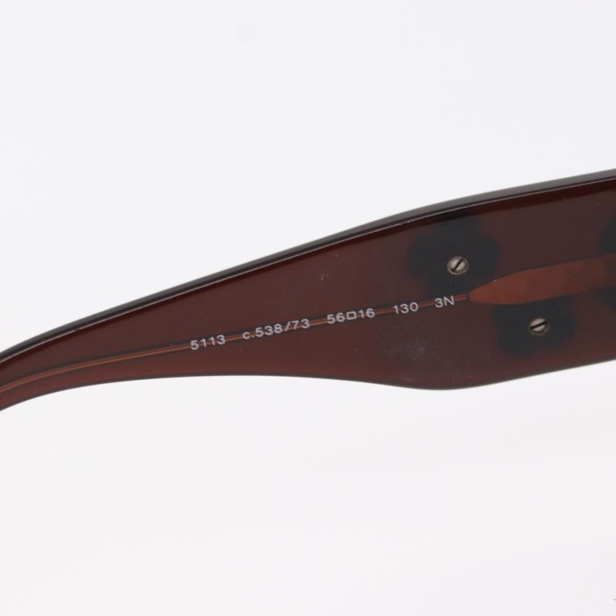 Chanel Camélia Sunglasses Plastic Brown Plastic Sunglasse Accessory