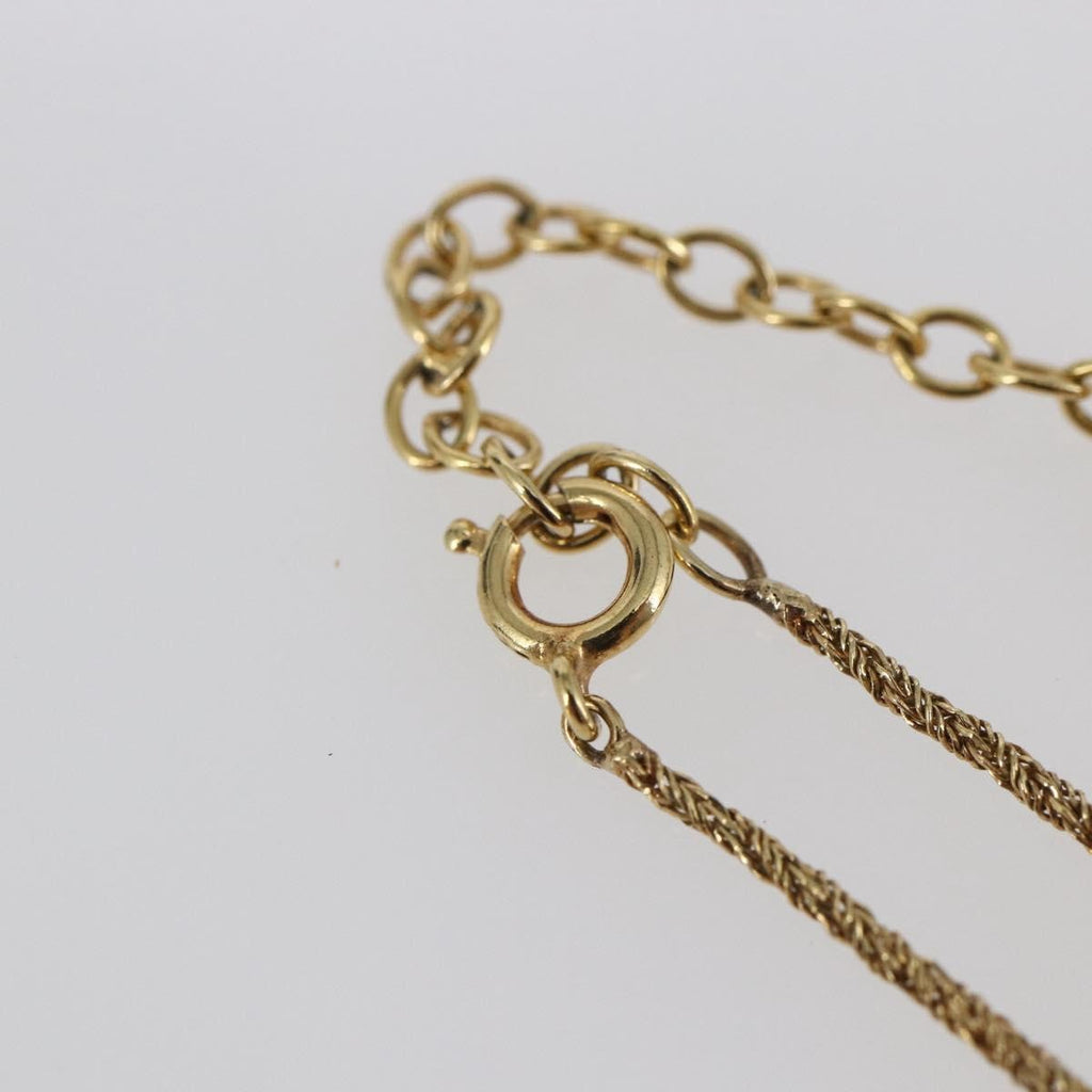 Christian Dior Cd Pendant Necklace Metal Gold Metal Jewelry (Pre-Owned)