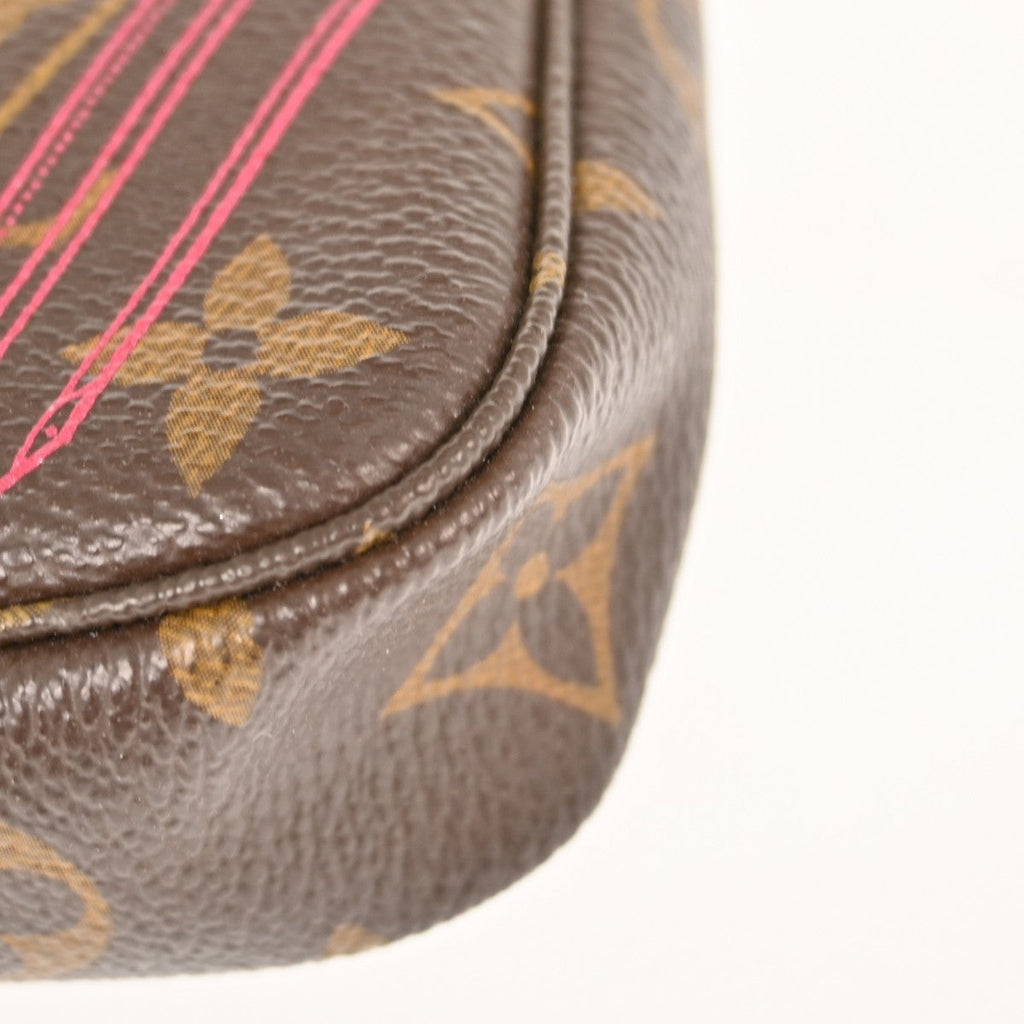 Louis Vuitton Pochette Accessoires Limited Edition Monogram Canvas Brown Canvas Clutche & Pouche Bag