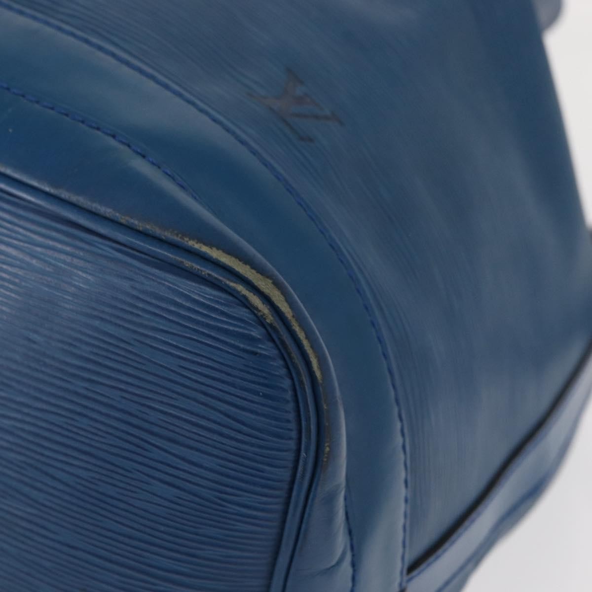 Louis Vuitton Noe Handbag Epi Leather Blue Leather Shoulder Bag