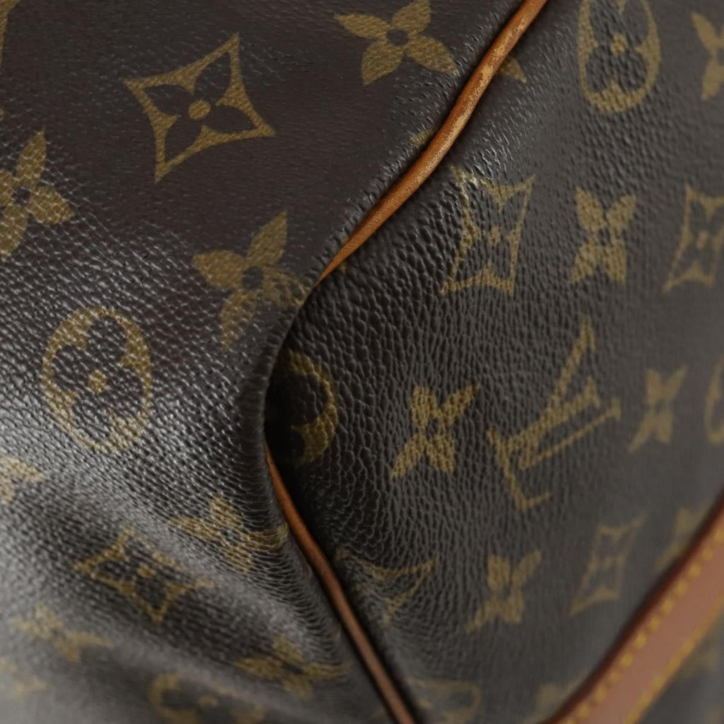 Louis Vuitton Keepall Bandouliere Bag Monogram Canvas Brown Canvas Travel Bag